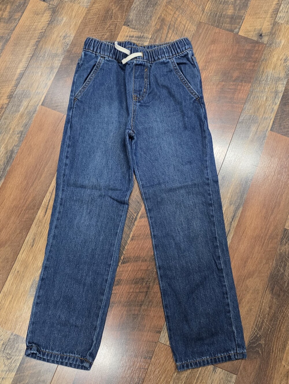 Boys Cat & Jack Pull On Straight Leg Jeans 12 Slim